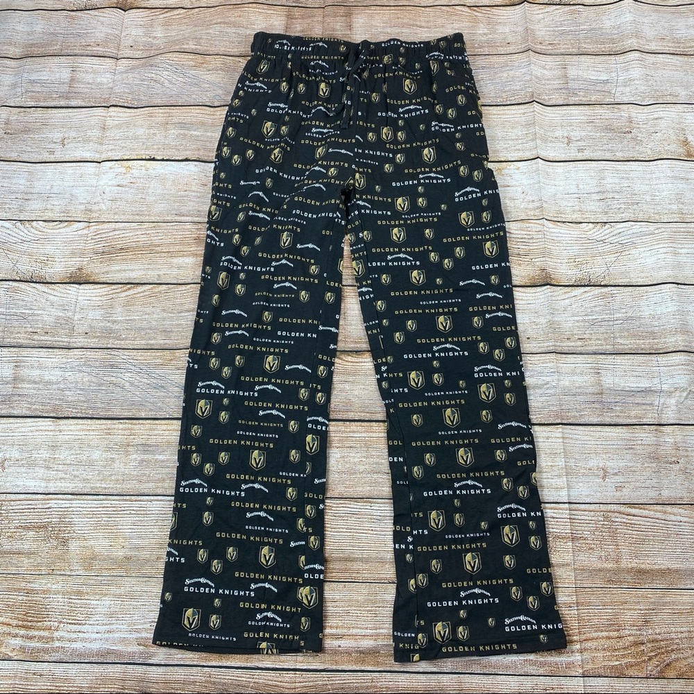 Golden Knights Pajama Pants Men Size Large Hockey Team Lounge Pants - New